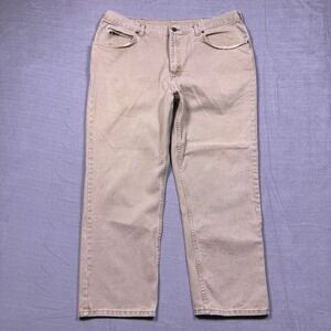 Lee Jeans Mens‎ 42 x 29 Tan Straight Leg Cotton Pants Khaki Casual